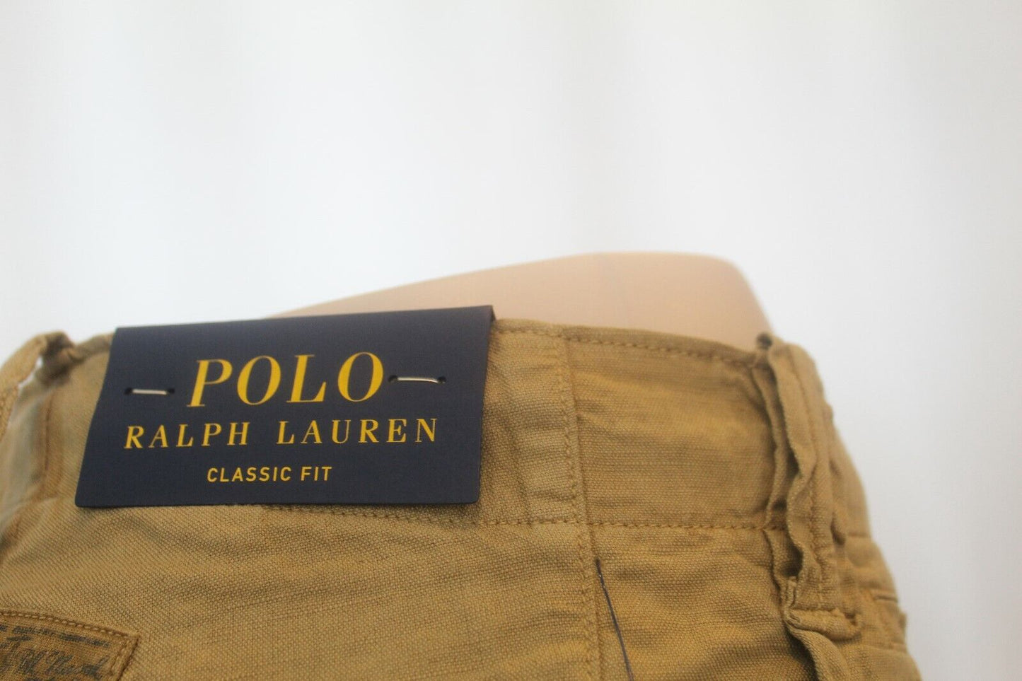 *NWT* $85. Men's POLO RALPH LAUREN 5 Pocket Classic Fit Khaki Shorts Sz 32 W