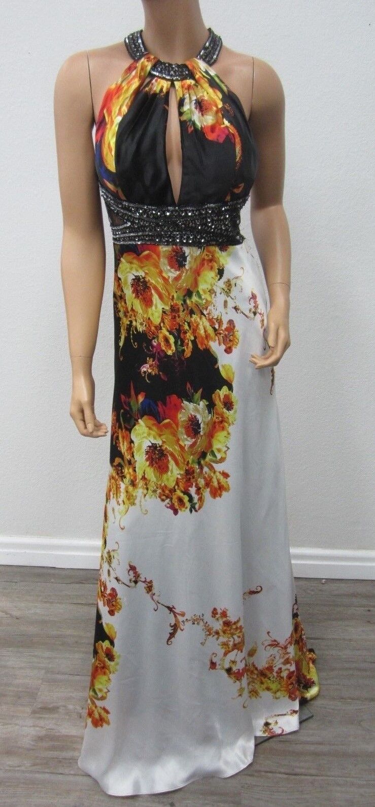 VERY NICE CINDERELLA  Stunning Formal Beaded Flower Gown Dress 14