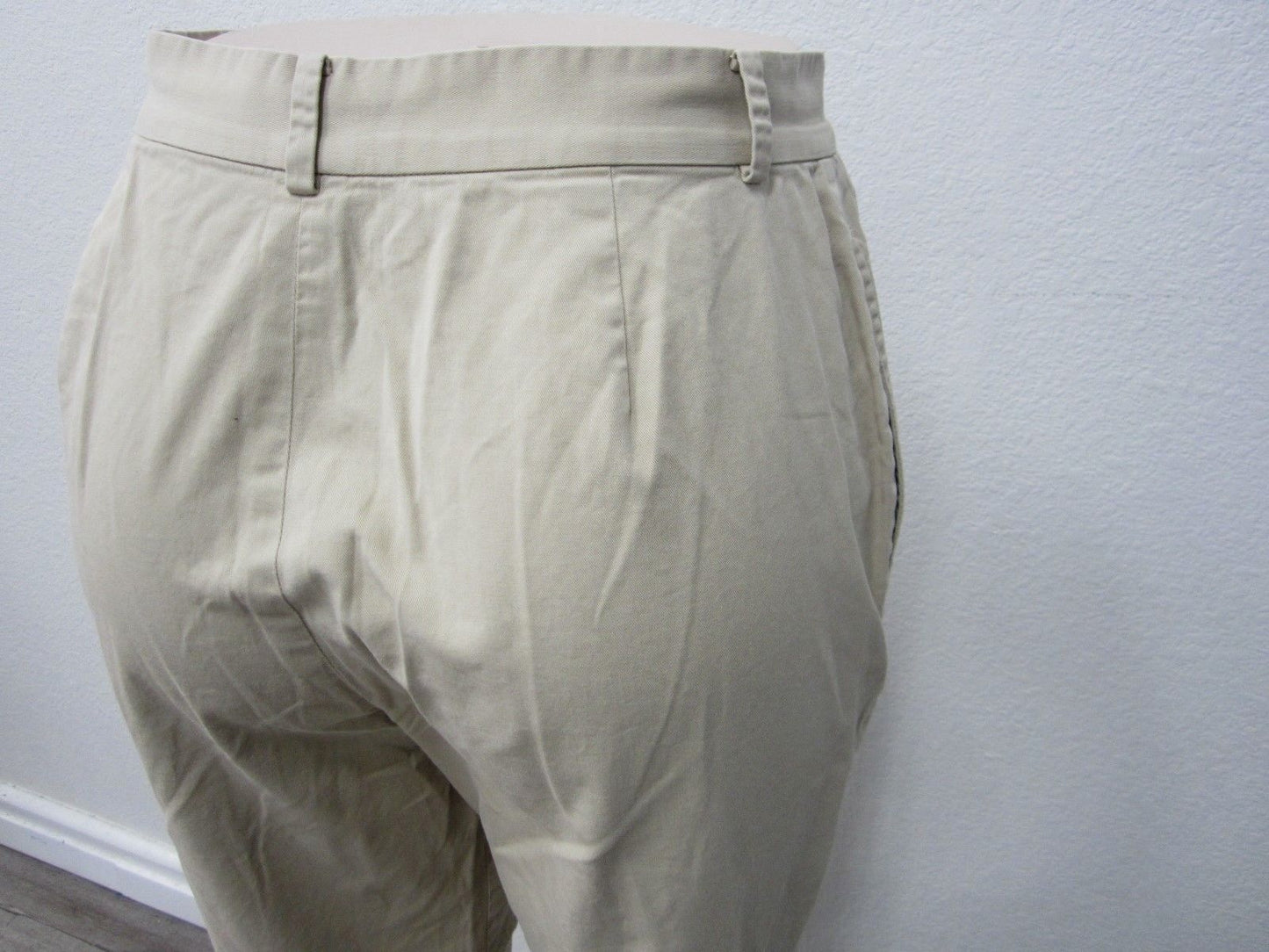NICE Lauren Active Ralph Lauren Khaki Pants 98% Cotton Size 10 x 29.5"L
