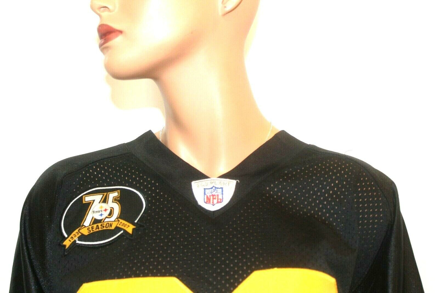 Pittsburgh Steelers Willie Parker #39 Jersey Sewn Reebok 75th Season Sz 54