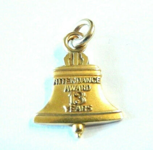 *VINTAGE* 14K Yellow Gold  Bell Telephone  Pendant  / Charm