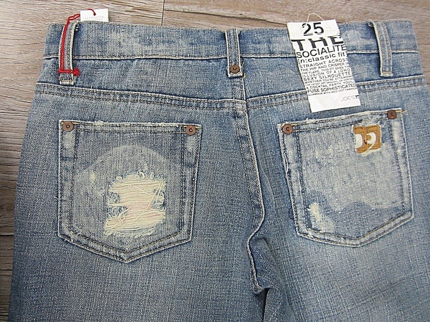 NWT JOE'S JEANS PREMIUM COLLECTION SOCIALITE NEW Jeans In COBAIN 25 X 32.5