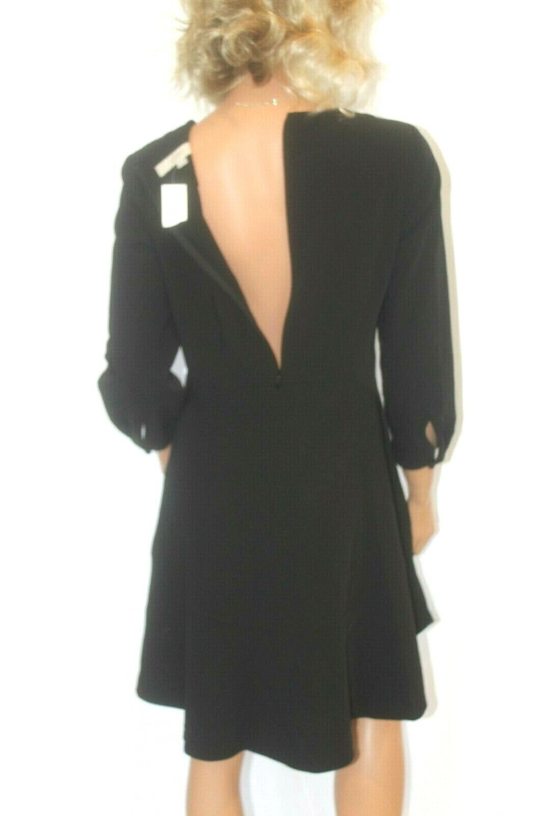 *NWT* Ann Taylor LOFT  Polyester/ Spandex Black Flare Dress Size 6 Petite