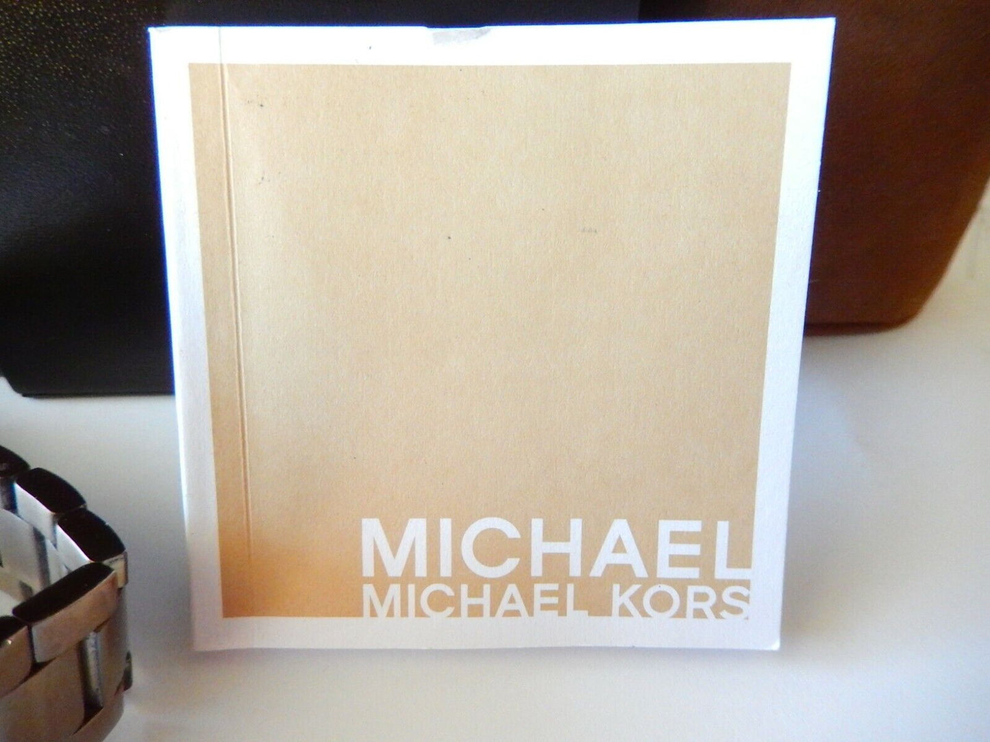 MICHAEL KORS WOMENS  BRONZE COLOR WRIST WATCH RHINESTONE MK5592 AUTHENTIC
