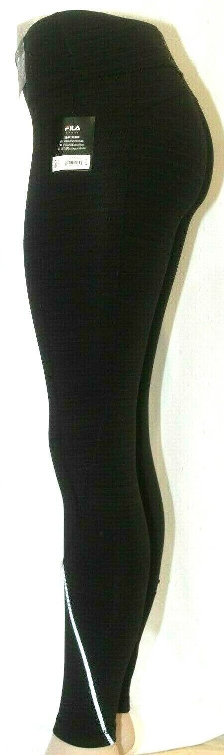 *NWT* $45. FILA  Women's Sport  Legging Color "Black Tie" Tru Dry & Tru Warm XS