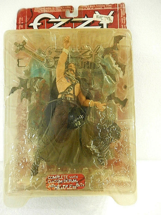 1999 McFarlane Toys Ozzy Osbourne Ultra-Action Figure w/ Diorama Headless Bats