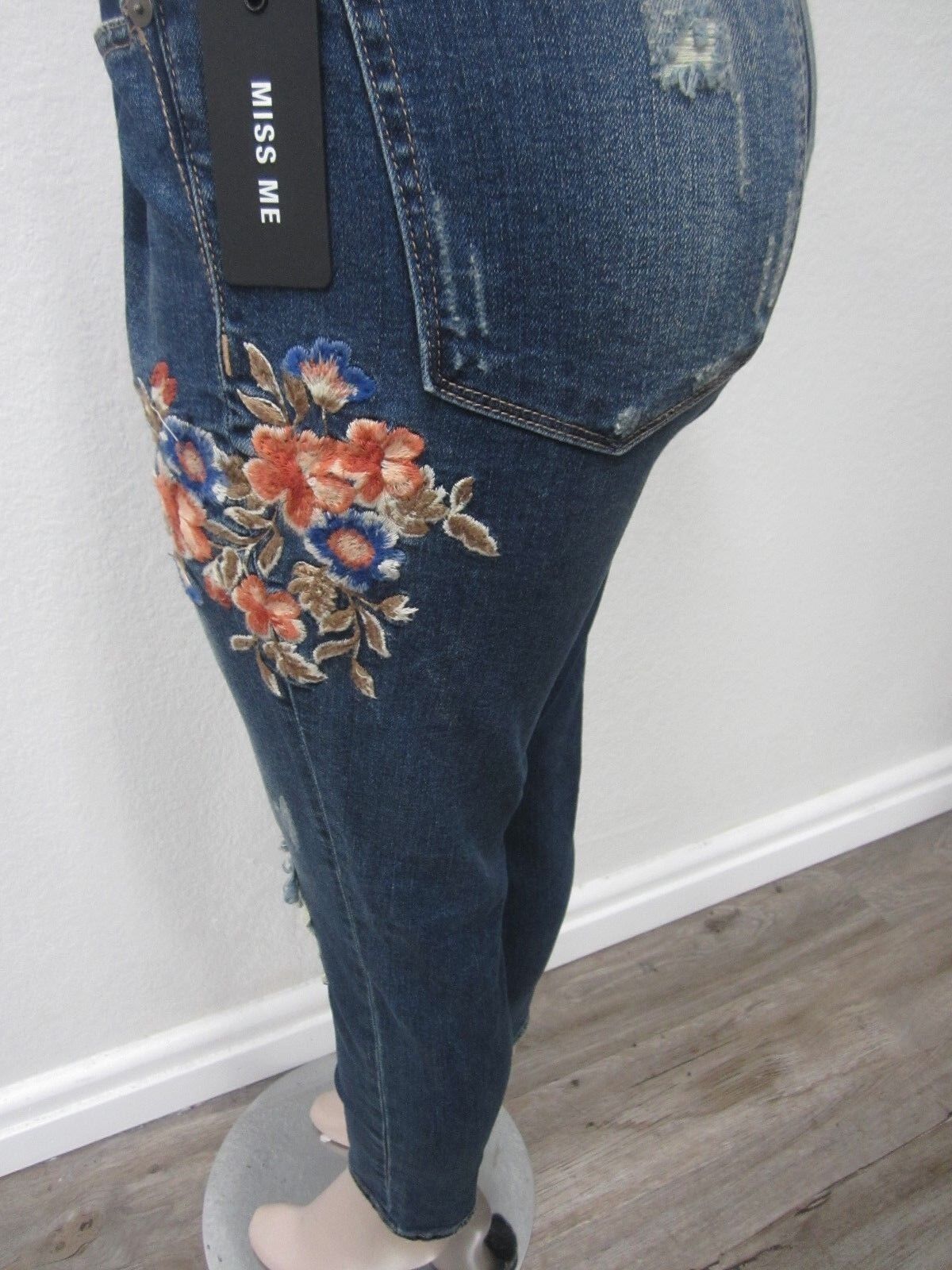 NWT WOMEN'S MISS ME JEANS M2056AK MID RISE ANKLE SKINNY CUT SIZE 27 x 27