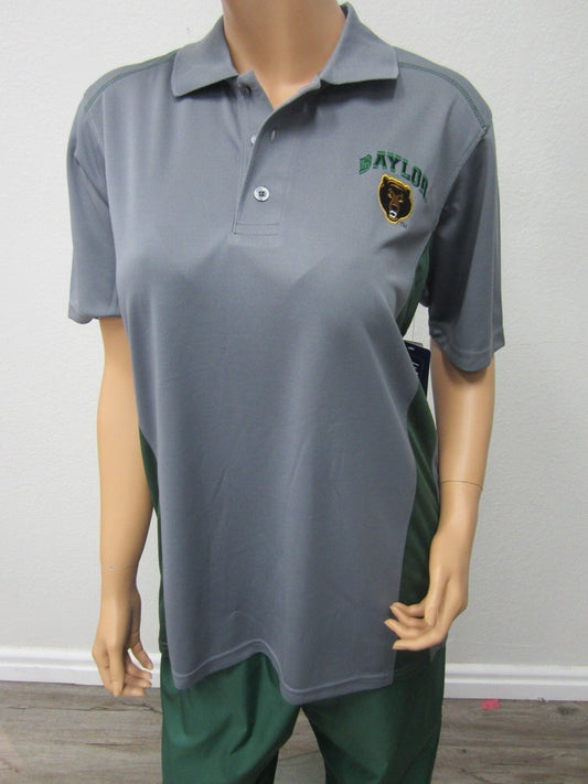 NEW Baylor University Unisex Medium Logo Polo Shirt NWT Proedge 38/40