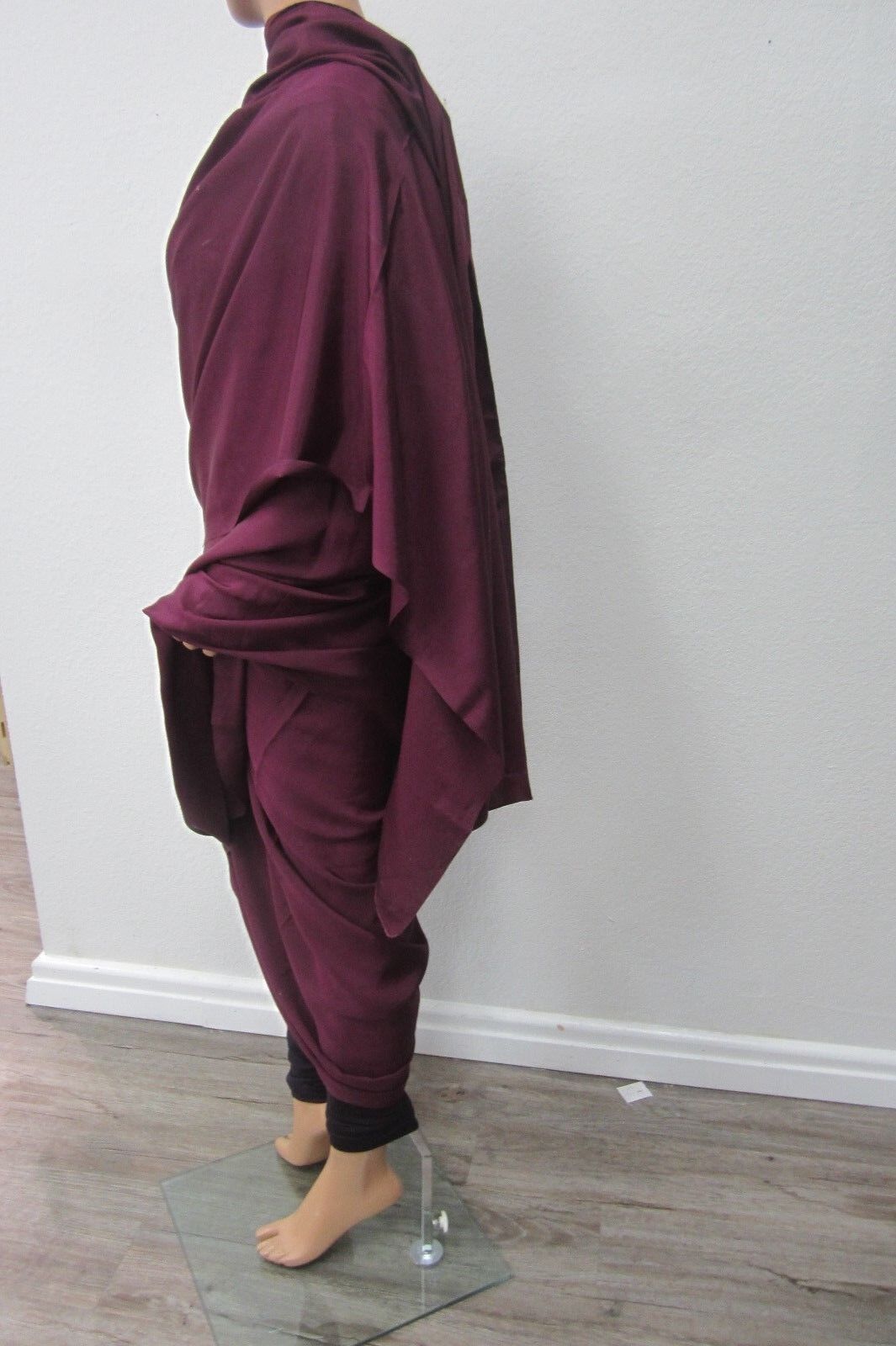 Beautiful Party Evening Dress Purple Saree Women Fashion Clothing Attire Sari