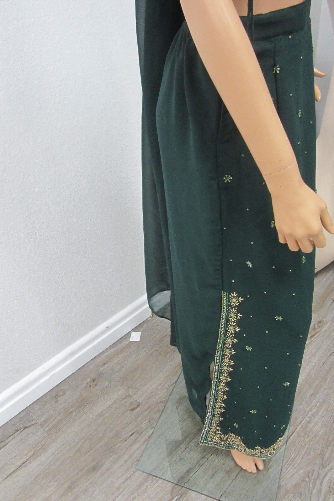 Beautiful Party Evening 3 Pc  Saree Women Fashion Clothing Wrap Sari
