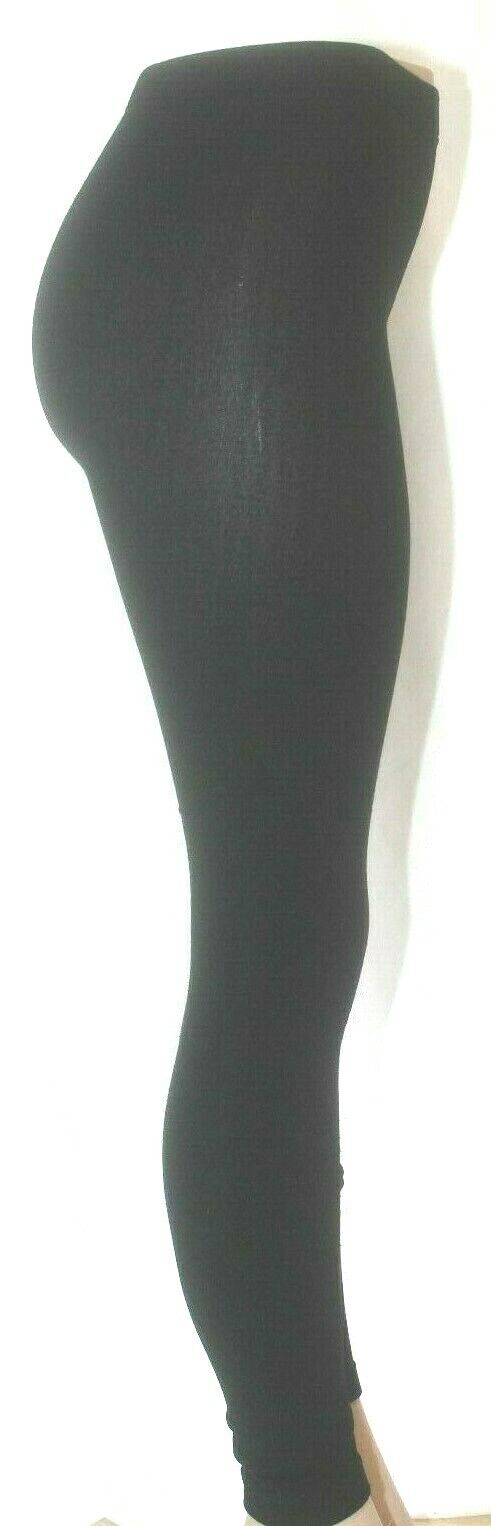 *NWOT* Nicole Miller Black Women's Black Thick Warm  Leggings Size Small / Med