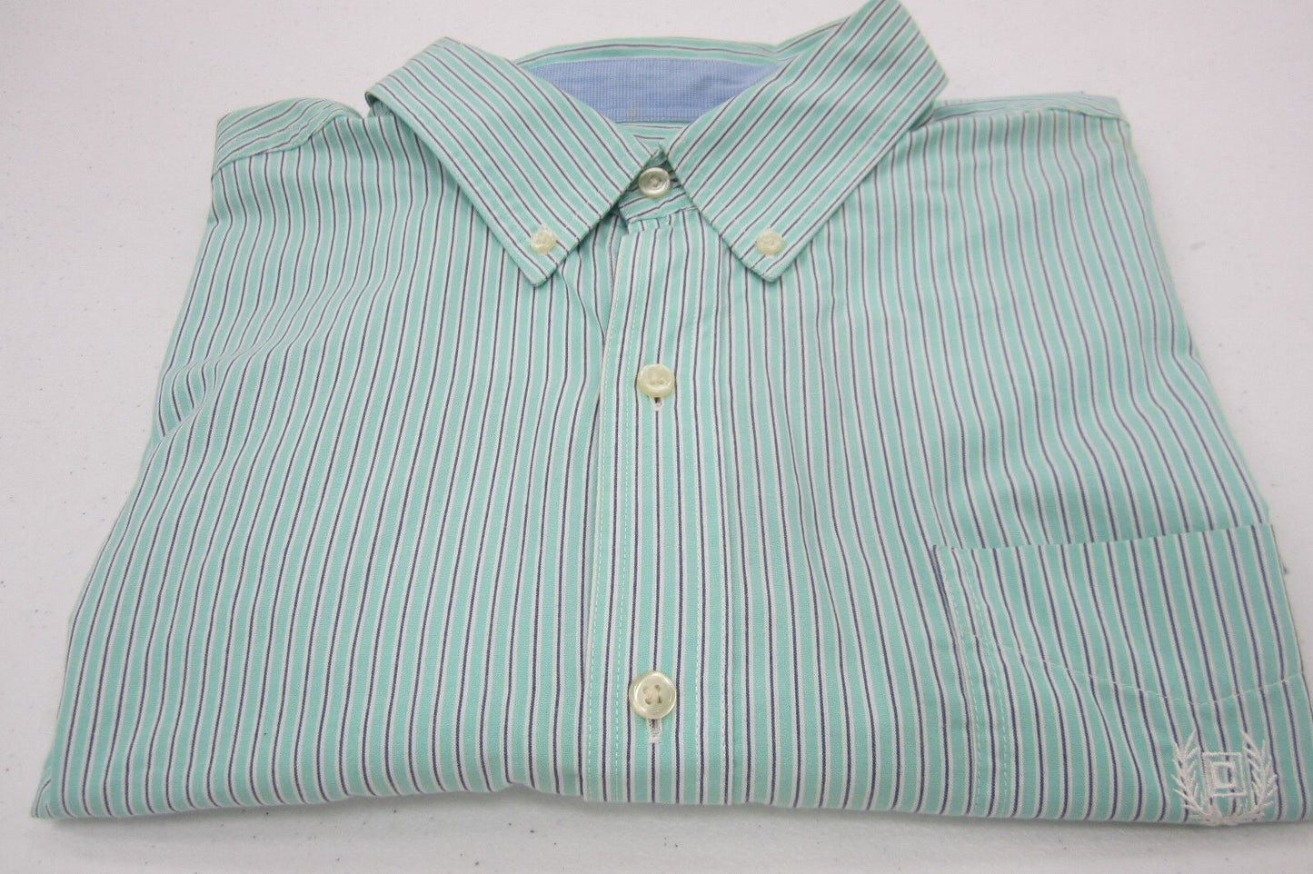 *NWT* Chaps Mens Short Sleeve Easy Care Button Down Shirt Sz XL