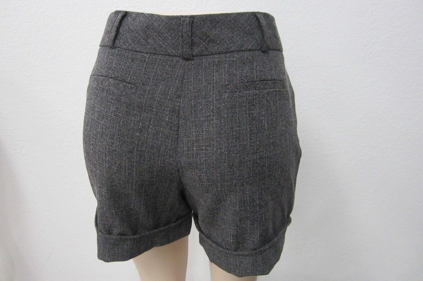 *NWT*  BCX CUTE  Cuffed Walking Shorts   Modernist  Charcoal/Black  Size 11