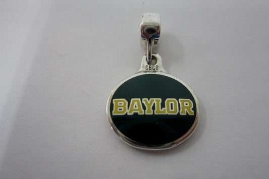 *NEW* Baylor University 925 Sterling Silver & Enamel Pendant