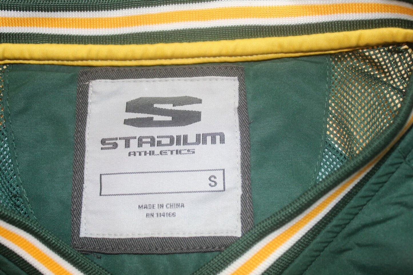 *NWT* Stadium Athletics Large Embroidered Baylor Bears Pull Over Jacket Sz S