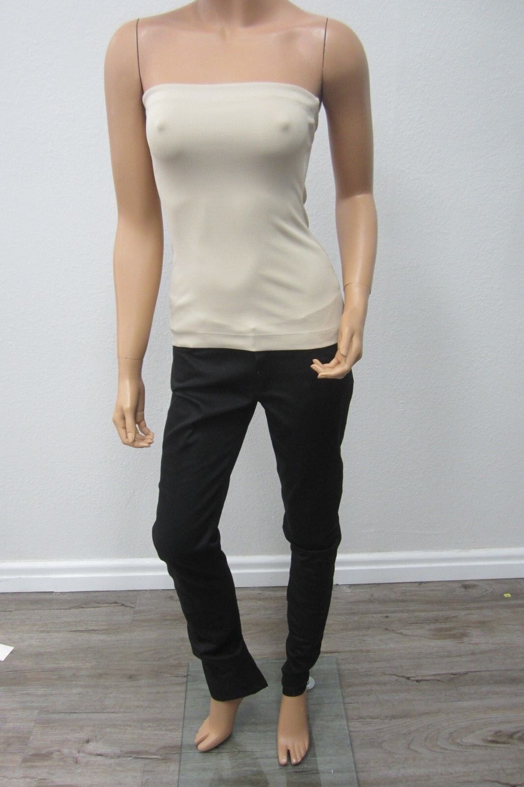 NEW SEXY & CUTE Nude Bebe Tube Top Size Medium