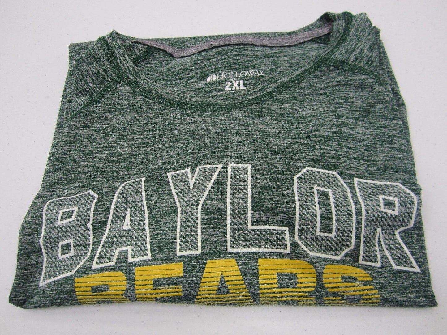 NEW HOLLOWAY NCAA BAYLOR UNIVERSITY LONG SLEEVE PULLOVER SHIRT SZ 2XL