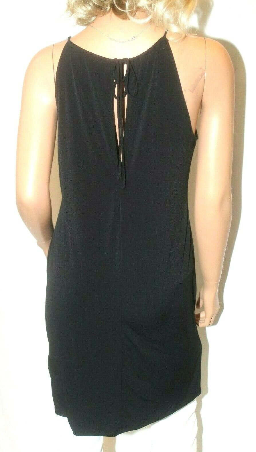 *NWT* $148. BCBGeneration Women's Tie Front / Back  Black Blouse  Sz Small "CUTE