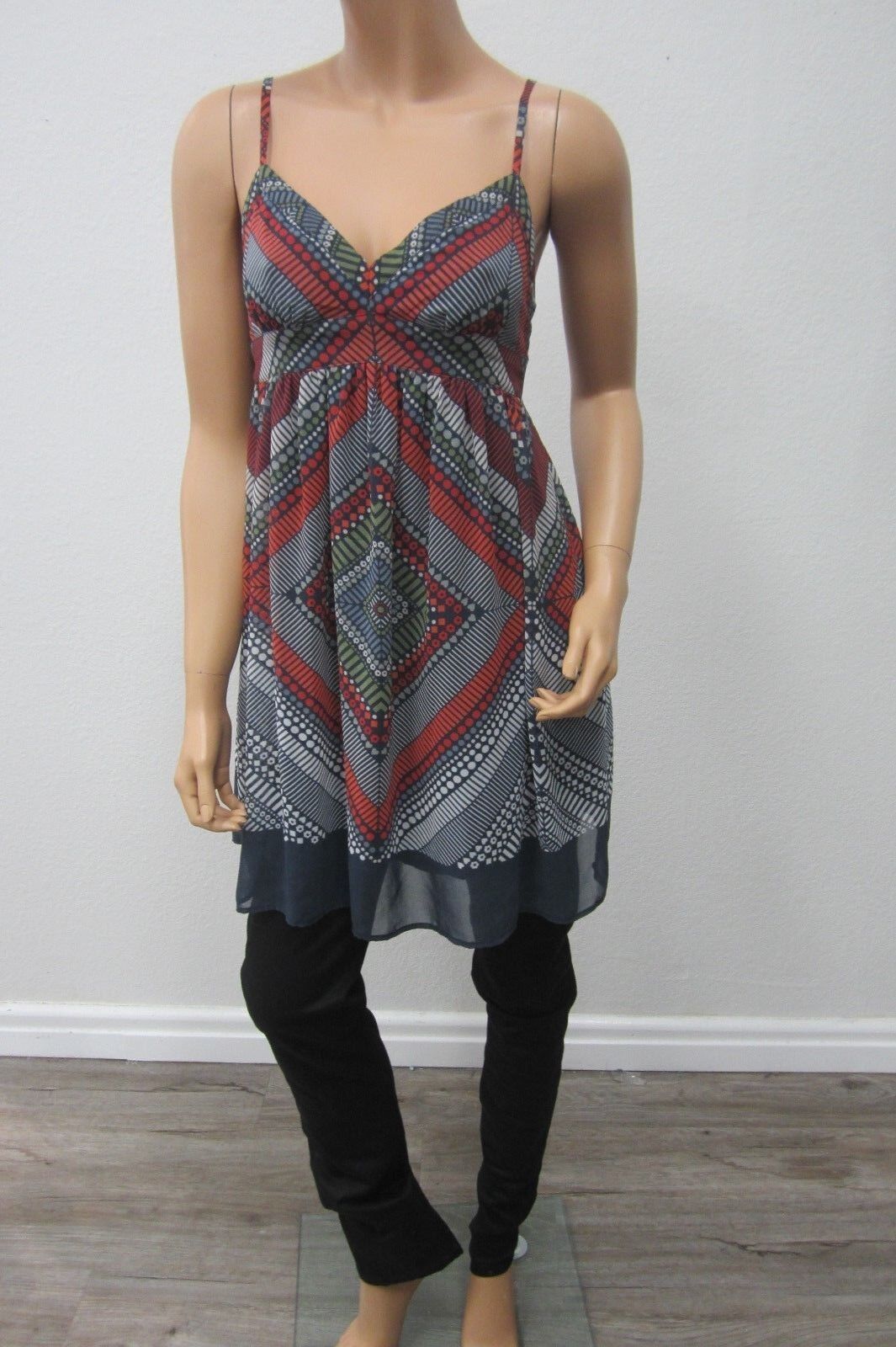 AMERICAN EAGLE SUPER CUTE DRESS ELASTIC TOP SPAGHETTI STRAPS  WOMEN'S Size 2