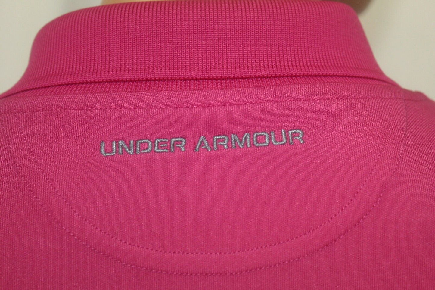 Under Armour Heat Gear Polo Shirt Loose Fit Solid  Mens Sz XL