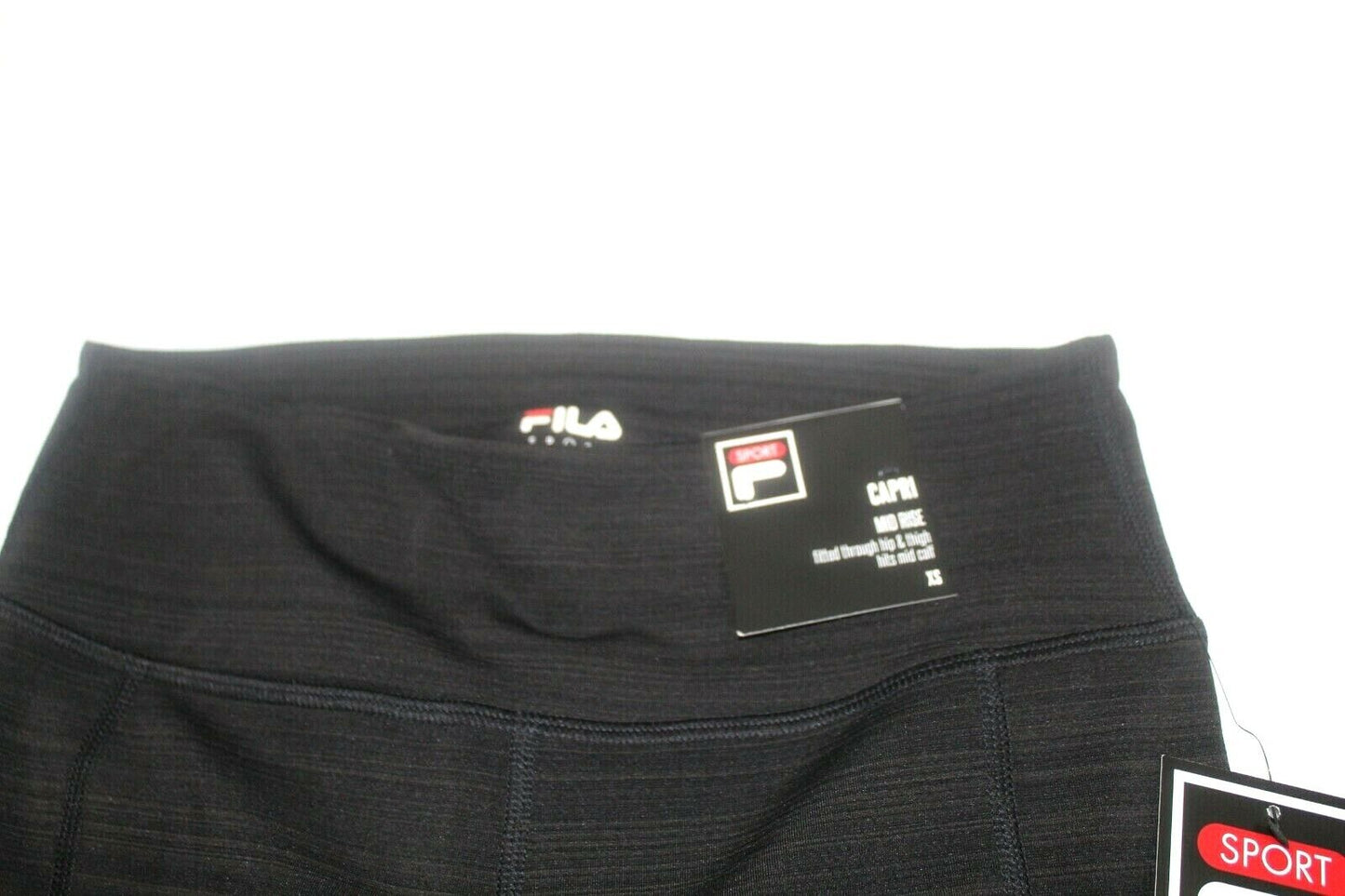 NWT* $40 FILA SPORT Women Performance Yoga Workout Exercise Capris Leggings XS
