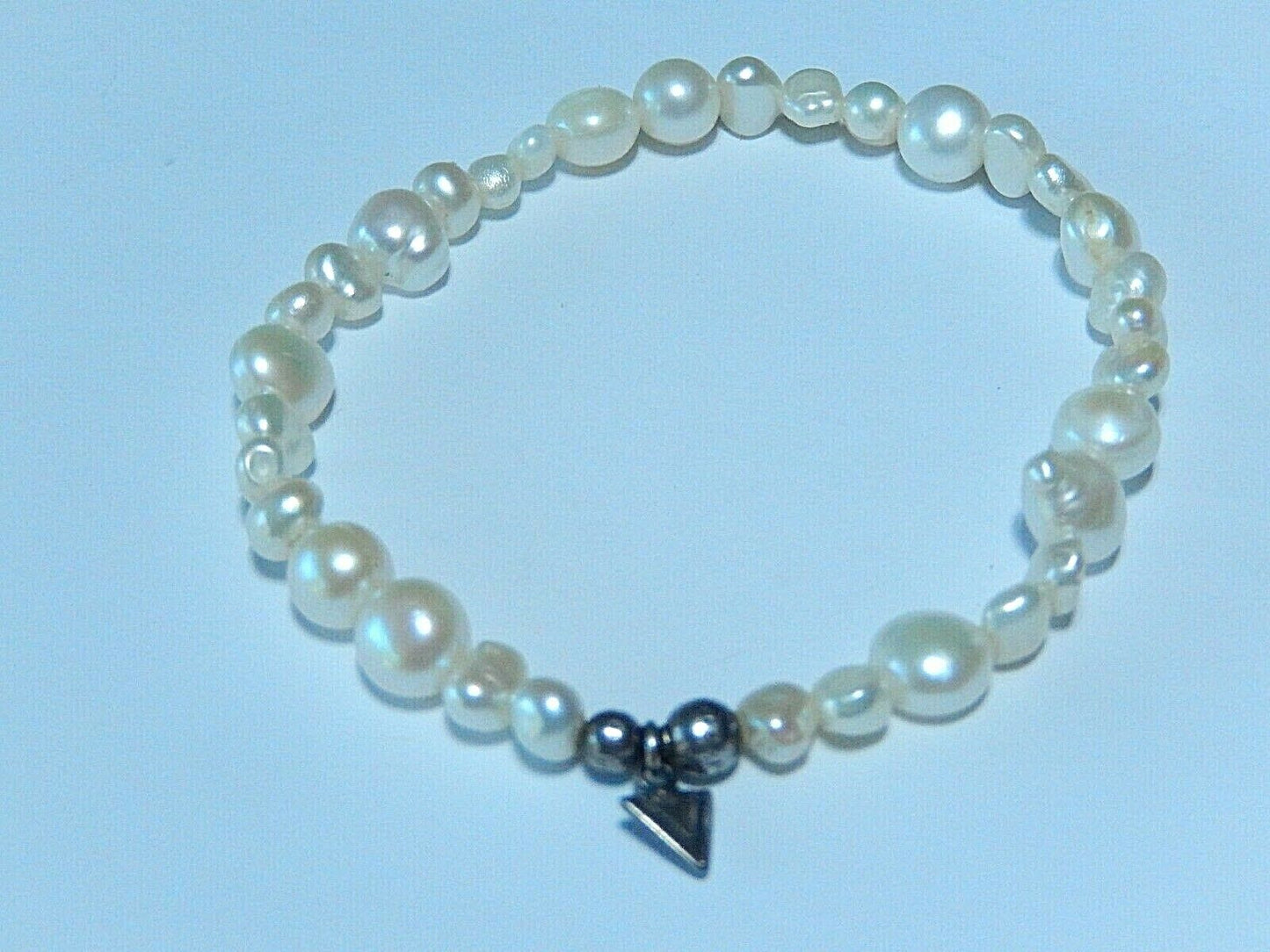 *NWOT* Silpada B1601 Freshwater Pearl Bracelet With Silpada Logo