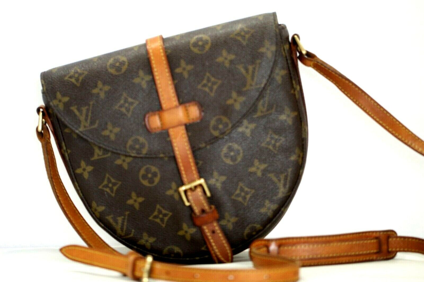 *VINTAGE*  Louis Vuitton 1995 Chantilly PM Brown Monogram Shoulder Bag SD0954