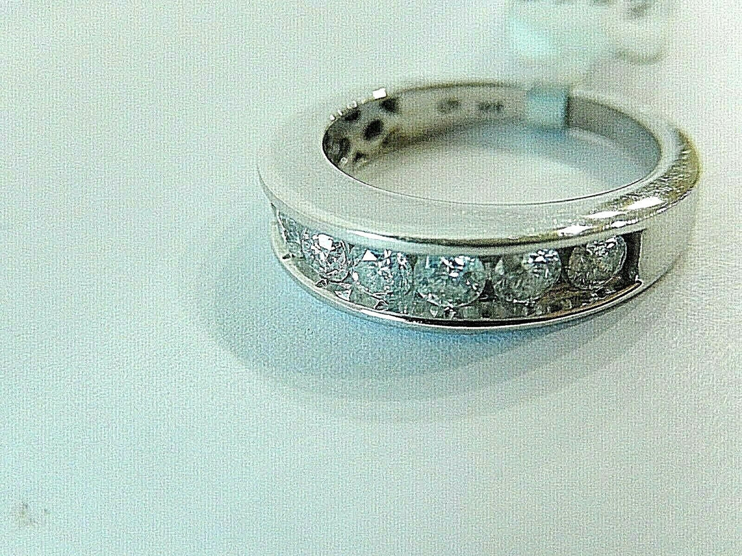 1Ct Brilliant Natural Diamond Engagement Ring Wedding Band 14k White Gold Sz 7