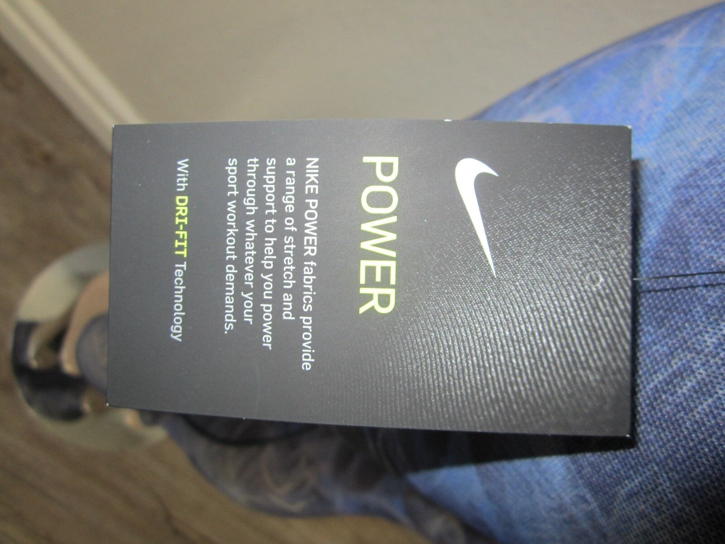 NWT Nike Pocket Power Hyper Women's Training Tights Running Gym Casual Yoga Med