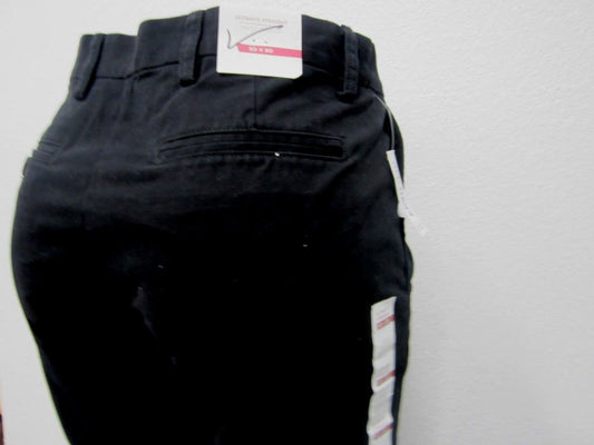 MENS OLD NAVY BLACK STRAIGHT/ DROIT AT WAIST STRETCH DENIM JEAN PANTS 30 X 30