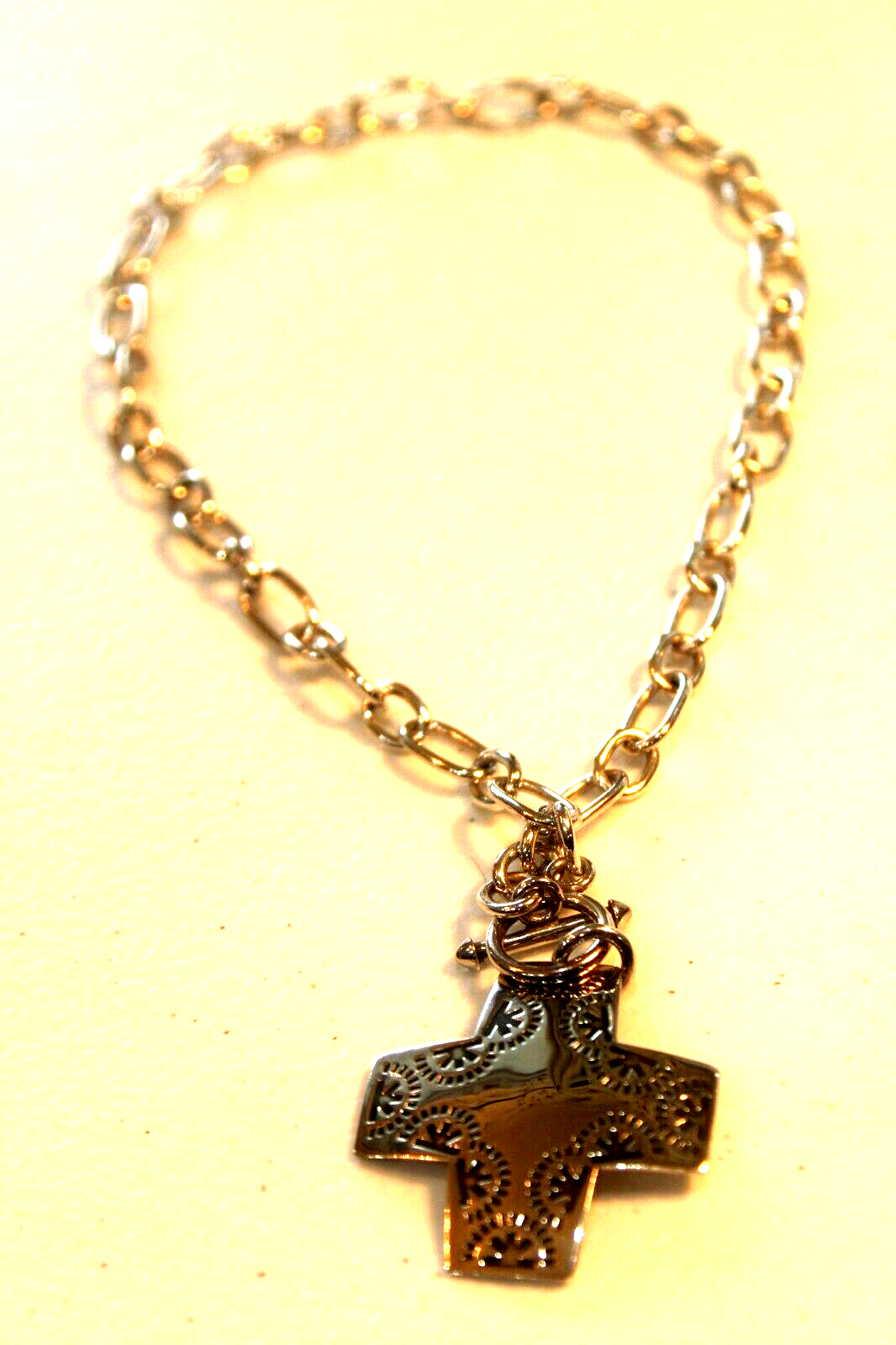 VINTAGE BOLD SILPADA NO557 STERLING SILVER VIRTUOSITY CROSS NECKLACE!