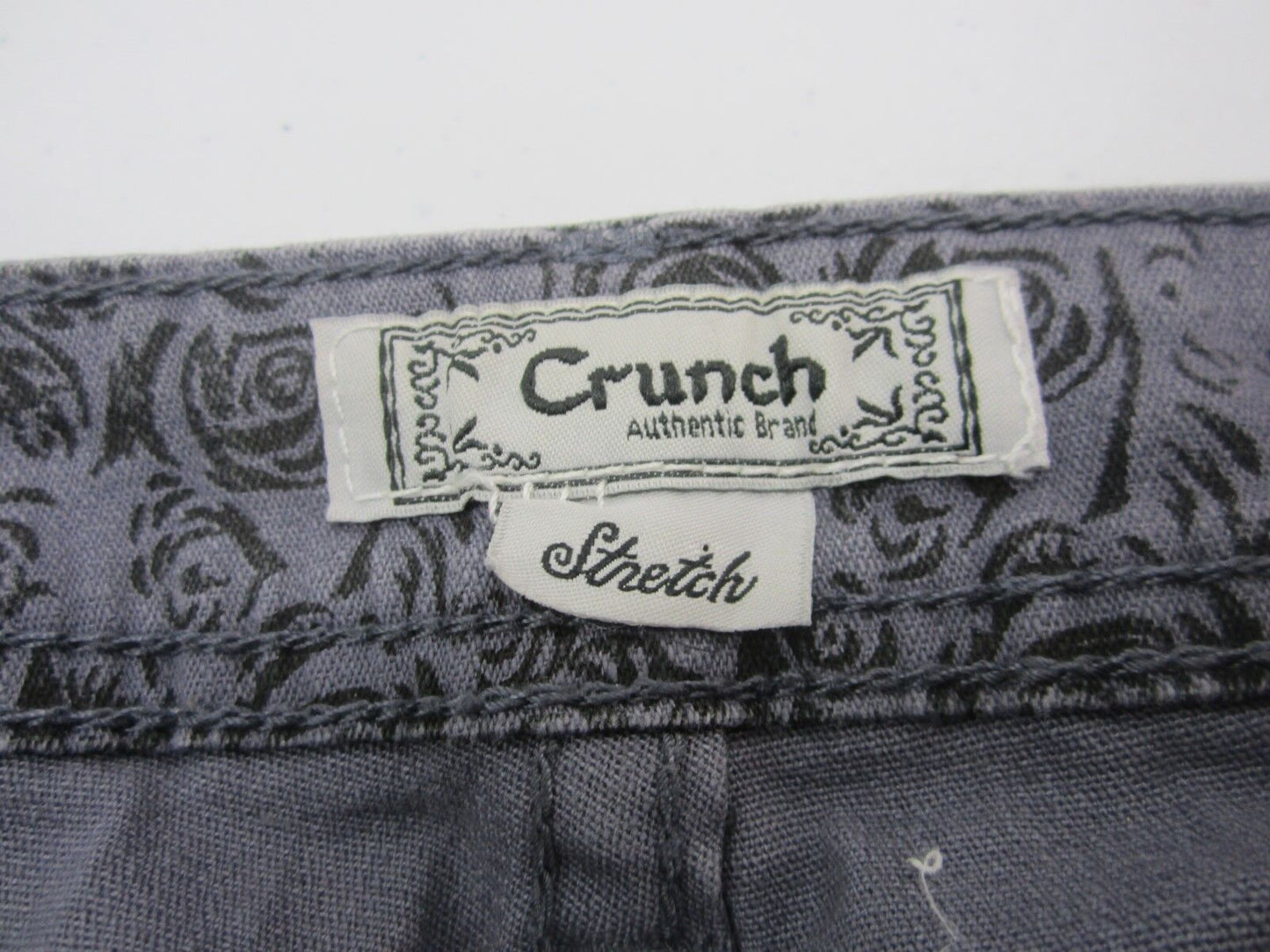 NWOT CRUNCH WELL-MADE RHINESTONE EMBELLISHED SKINNY STRETCH JEANS SZ 13 x 30
