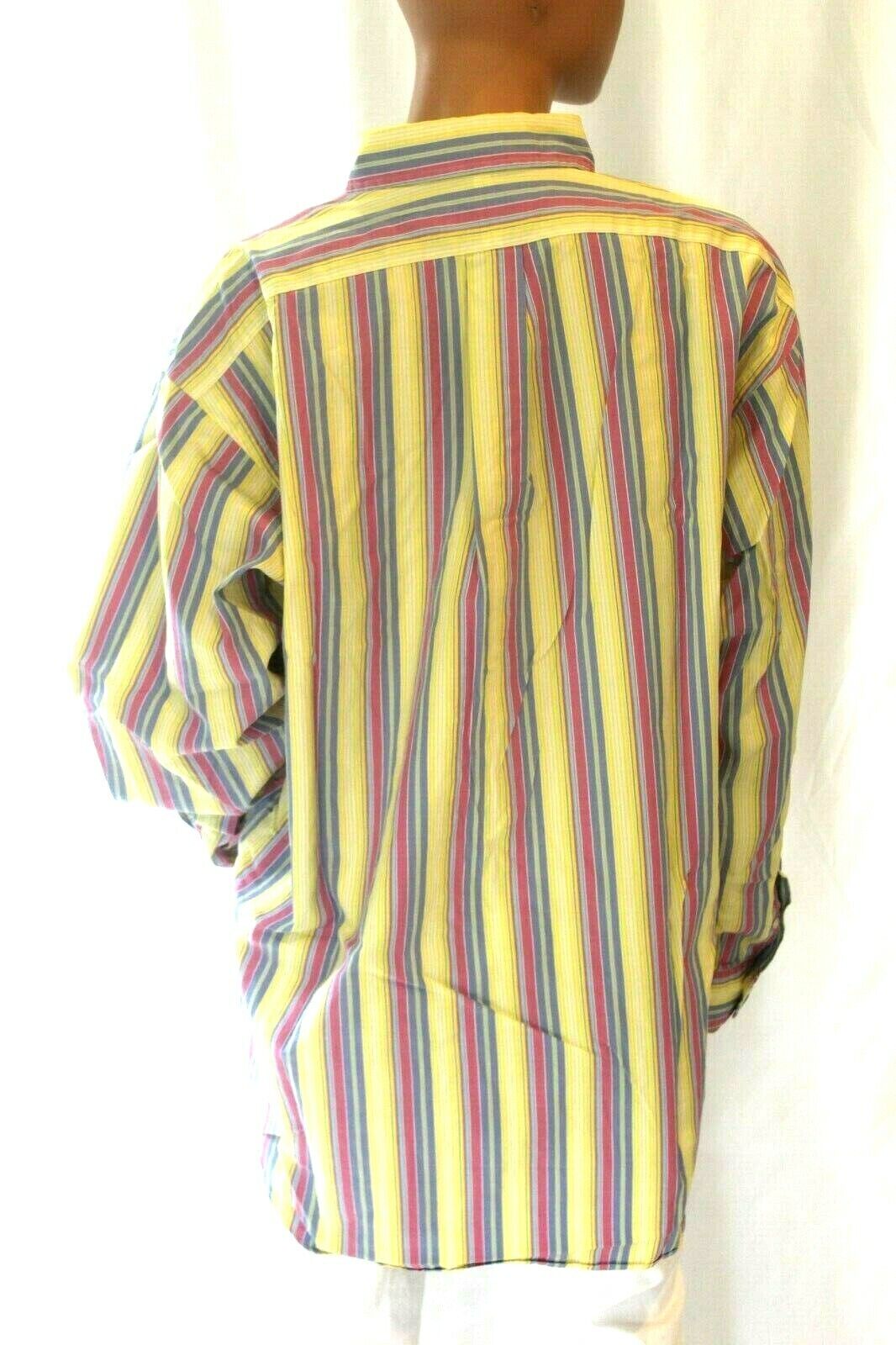 Men's Ralph Lauren  Blake Long-Sleeve Button Down Striped Shirt Size Large