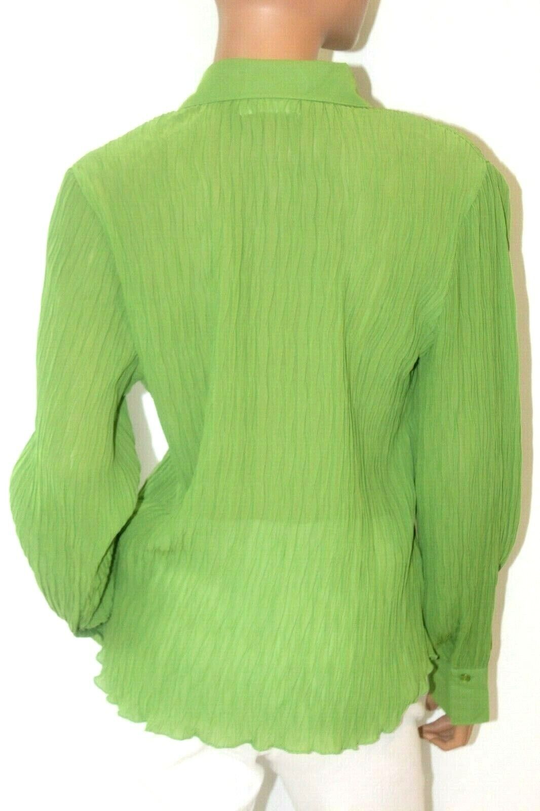 *NEW* Cato Button Down Long Sleeve Career/Dress Green Top Women’s Size L