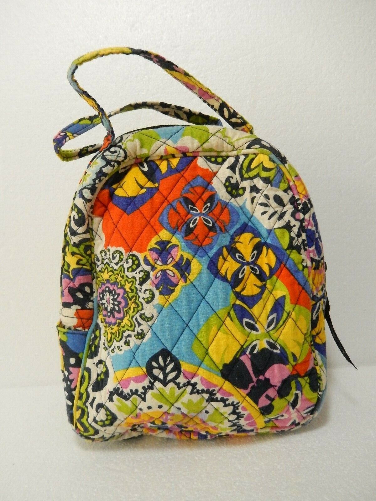 *NICE*  Vera Bradley Iconic Lunch Bunch Quilted Cotton  Lunch Bag Floral