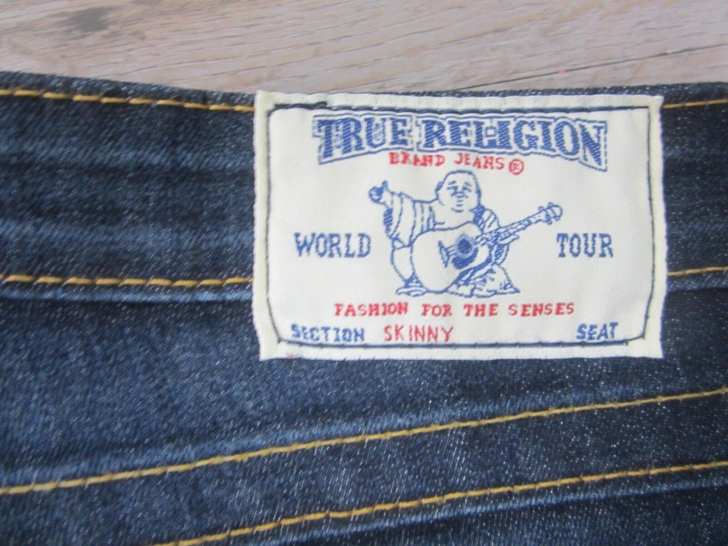 NWT AUTHENTIC True Religion Skinny Size 27X31 Dark Ladies Jeans WLFP