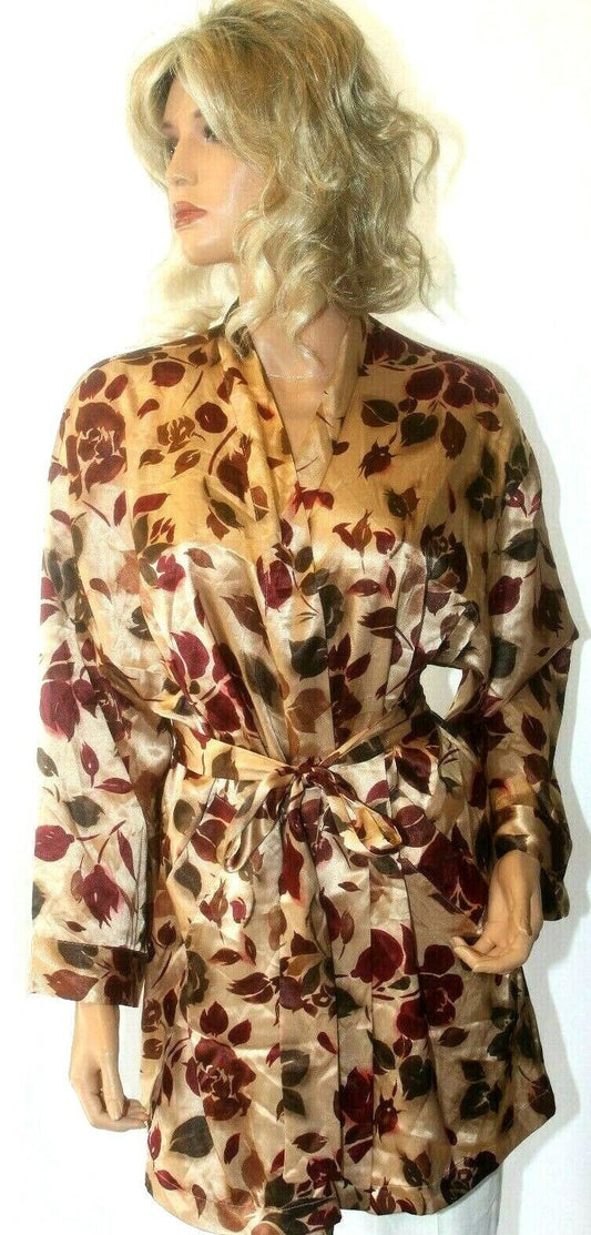 *NWOT* Victorias Secret  Sz 0/S Belted Floral Robe Kimono Womens