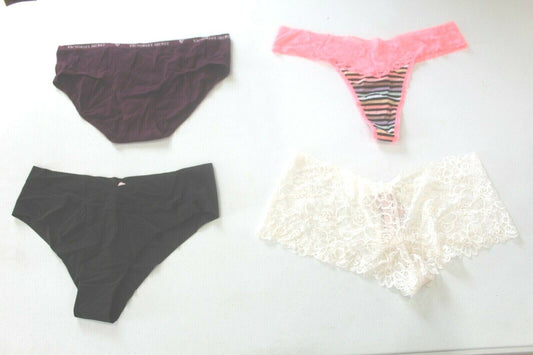 ♡  **NWT**  Lot of Four Random Victoria's Secret Panties Size - Large  ♡