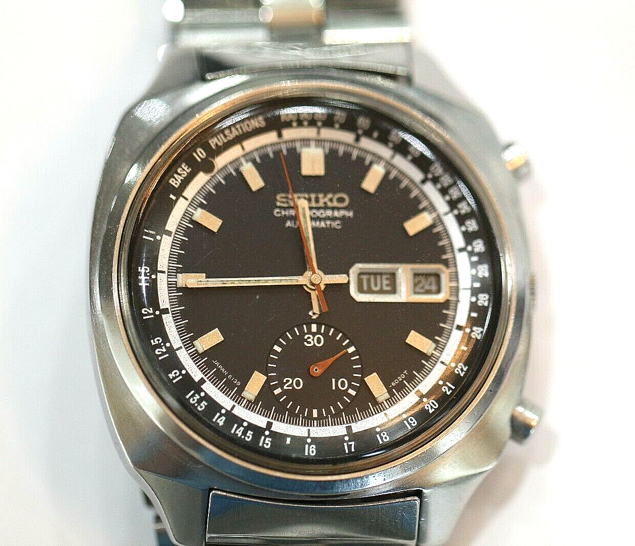 RARE - DOCTOR'S PULSATIONS Seiko Automatic Chronograph 6139-6020 Watch