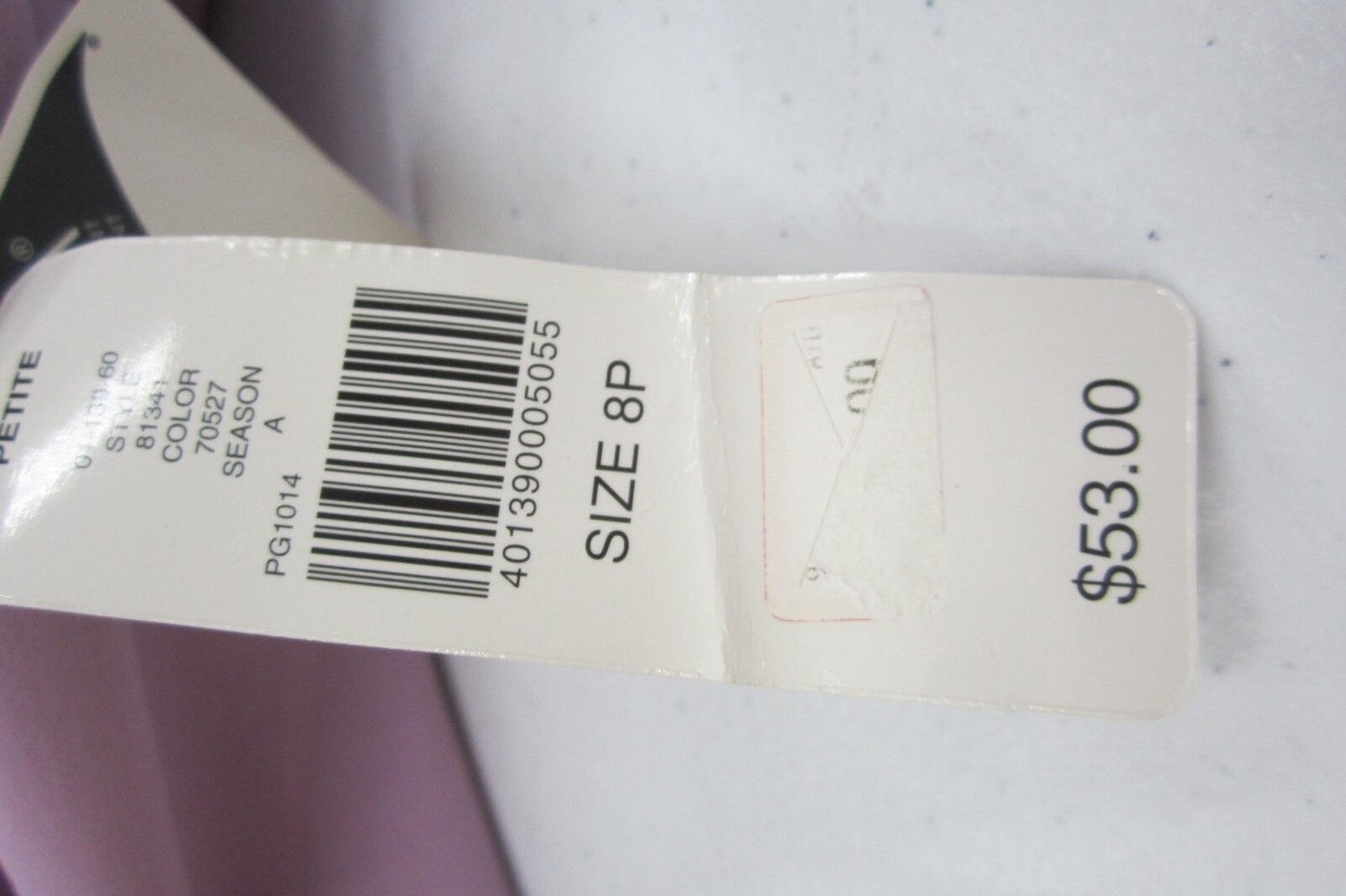 NWT i.e. ie Brand Petite Lycra Bright Idea Pants Lavender Career Size 8P x 26.5L