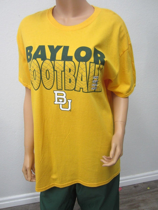 NWT Baylor University Gildan Mens T Shirts Solid 100% Cotton Short Sleeve Size M