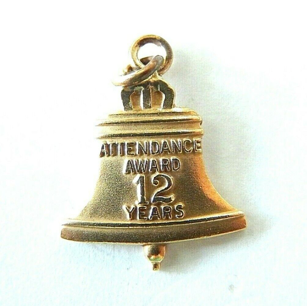 *VINTAGE* 14K Yellow Gold  Bell Telephone  Pendant  / Charm