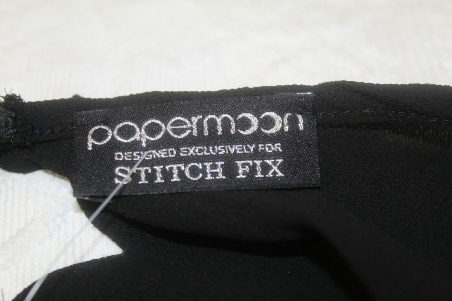 *NWT* Papermoon Stitch Fix Violeta Scalloped Blouse Top Open Flowy Back  sz.S