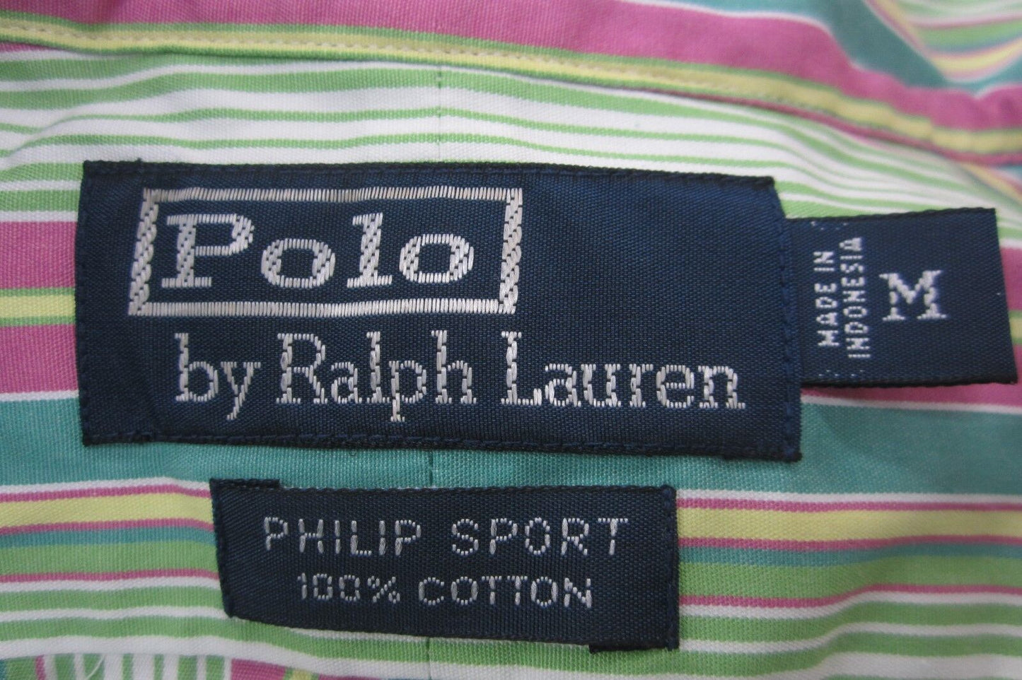 Polo Ralph Lauren Men's Philip Sport L/S Button Up Multi Color Striped Shirt - M