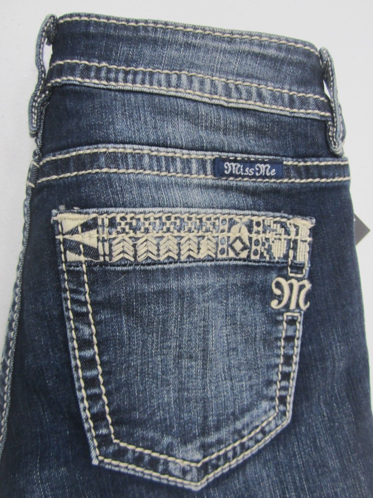 NWT Miss Me Born to Be Boho Ankle Skinny Jeans - JP7762AK Size W26 X L27 Cute