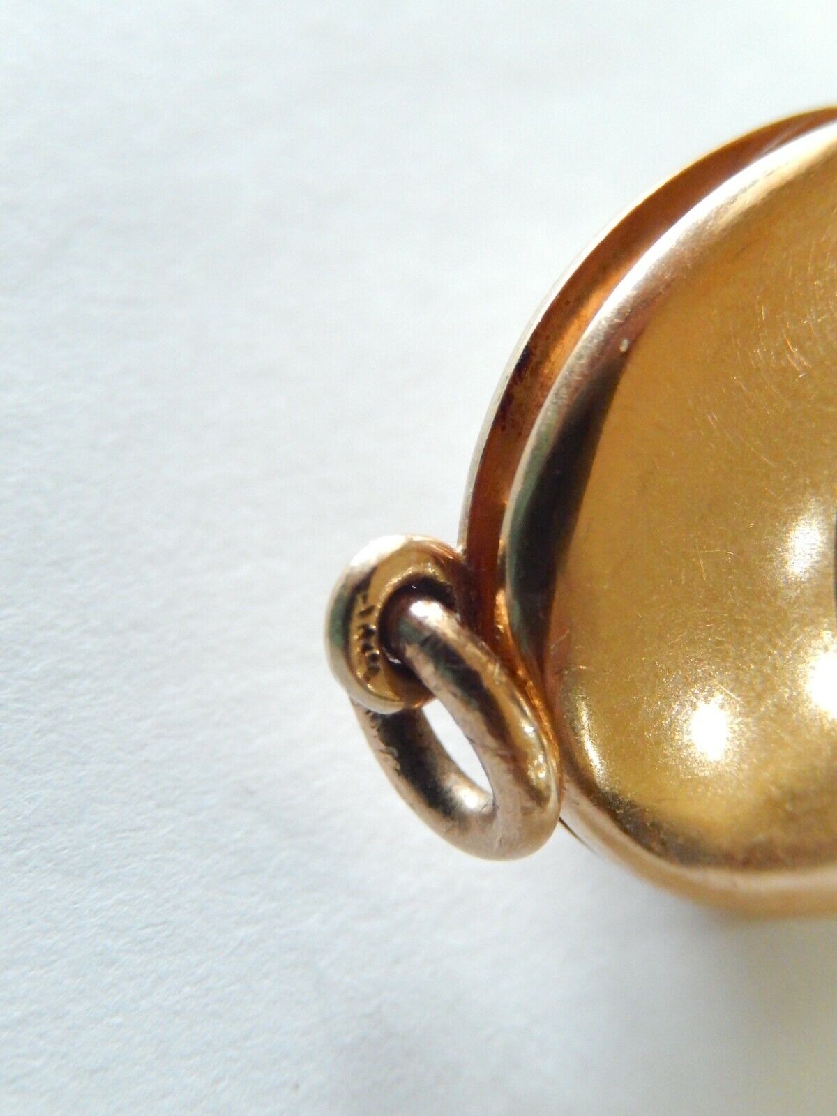 1800's 14k Yellow Gold Antique Cameo Shell With Double Picture Locket / Pendant
