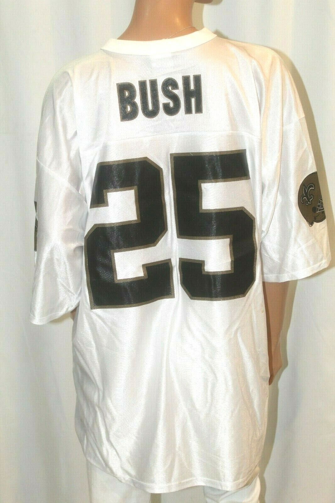 *NIKE* REGGIE BUSH New Orleans Saints #25 NFL Team Apparel Jersey Adult X-Large