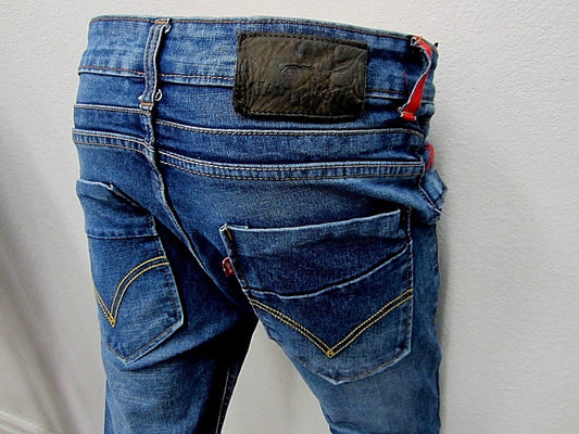 VERY NICE LEVI'S Women's REDLOOP Med Blue Skinny Cotton Denim Jeans Size 27 X 32
