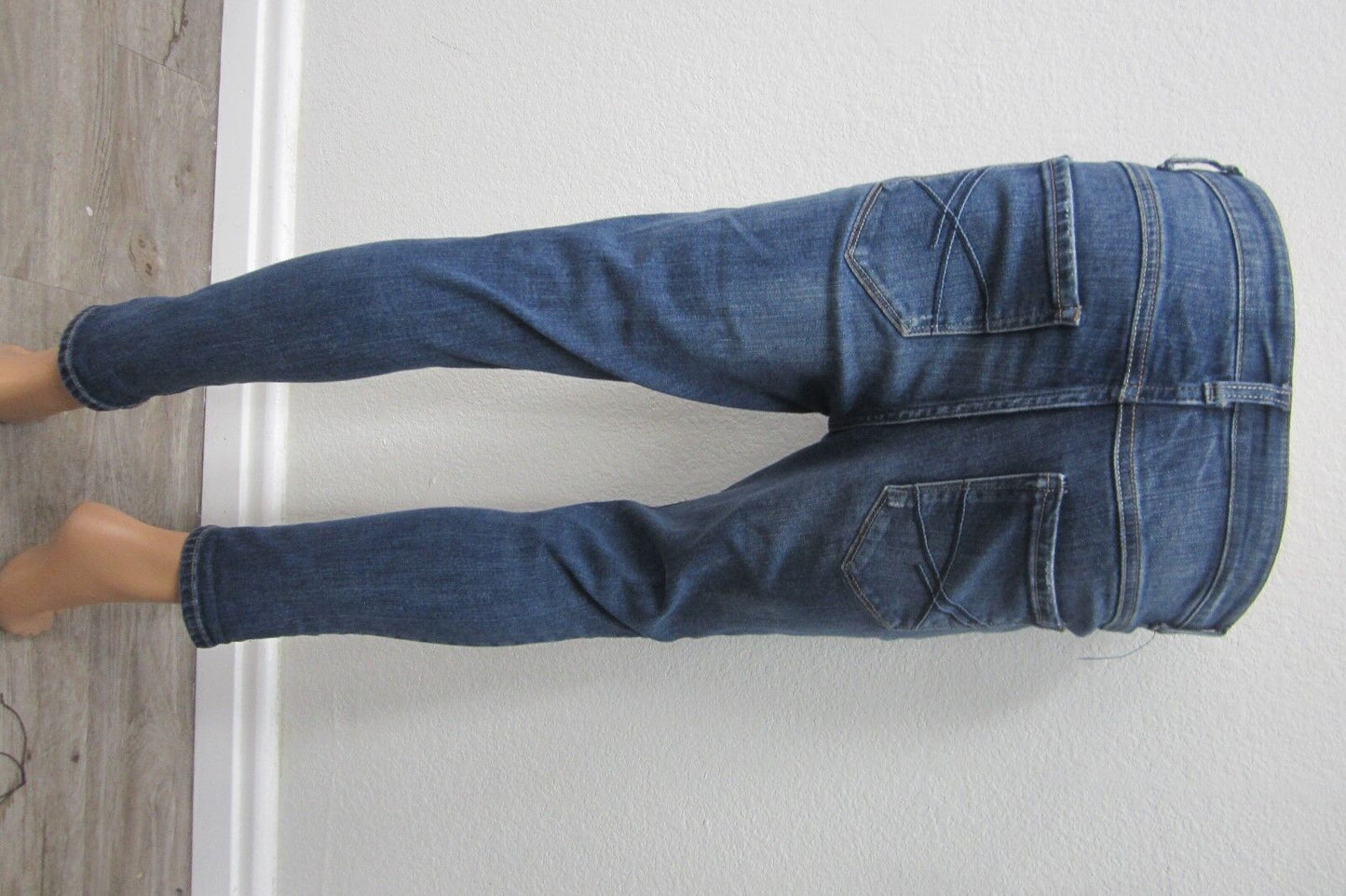 Aeropostale Bree Skinny Jeans High Rise Cropped Jegging Distressed Women's Sz 4