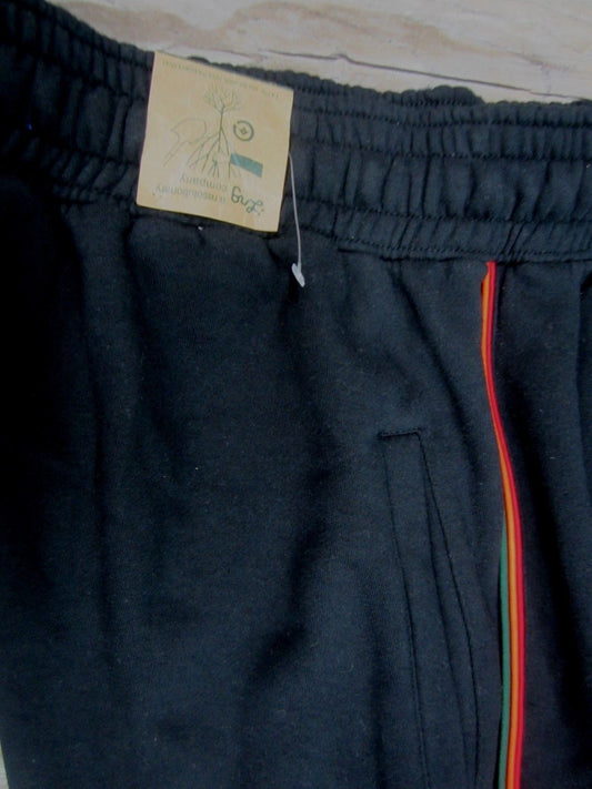 L.R.G. GENUINE  JOGGER PANTS BLACK  THICK COTTON MEN SZ LARGE XXXXXL